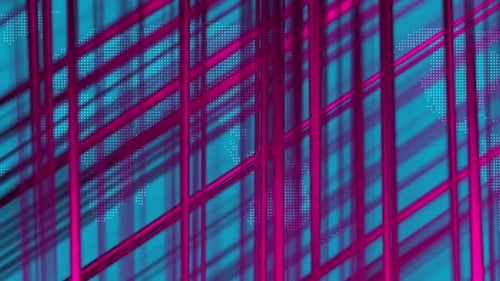 Abstrakte futuristische Technologie-Hintergrundanimation. Vd 1441