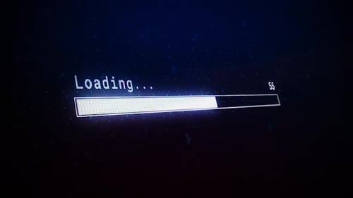 Загрузка индикатора выполнения на ЖК-экране