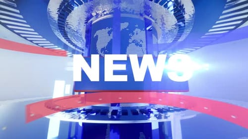 News World Map Background 4K