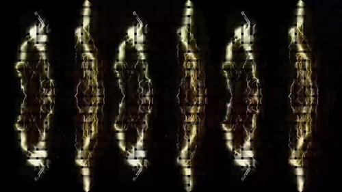 Lighting Electric Waveform Digital Rendering