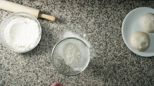 Using Flour in Bakery