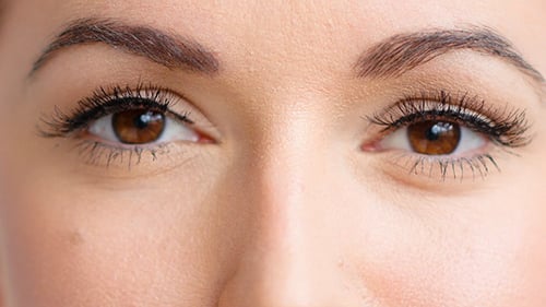 Extreme Close Up of Beautiful Woman's Eyes