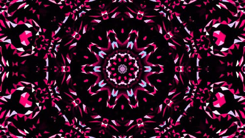 Lumière abstraite brillante gouvernant la couleur rouge, kaléidoscope