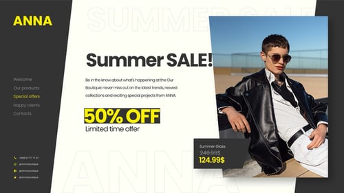 Promoción de tienda de moda - MOGRT
