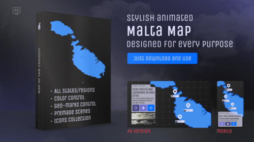 Malta Map – Republic of Malta Map Kit