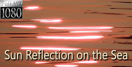 Sonnenreflexion auf dem Meer