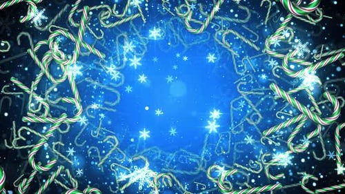 Christmas Green Candy Cane