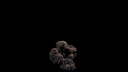 Explosions-Rauch
