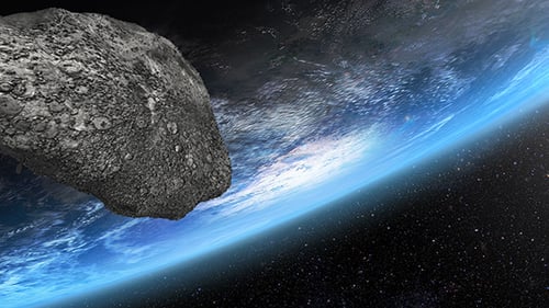 Asteroid Approaching Earth