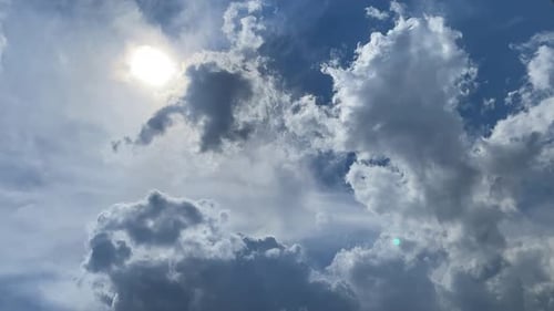 Zeitraffer für stürmische Wolken