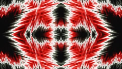 Vj Loop Red Led Neon Wavy Abstract Arrows Animation