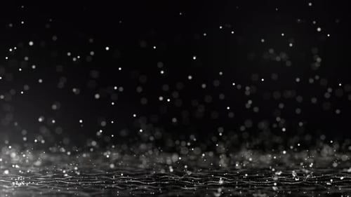 White Particle Bounce Animation