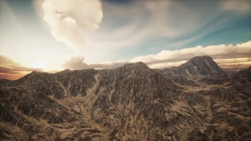 Mountain Landscape in High Altitude