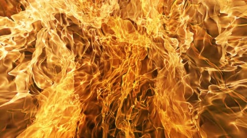 Slow Motion Fire Loop Background