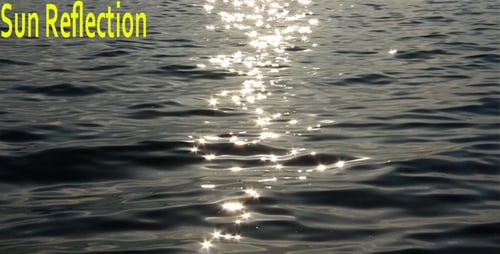 Sparkling Sunlight Reflecting on Ocean Water