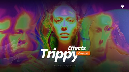 Psychedelic Color Distortion Video Effects Pack