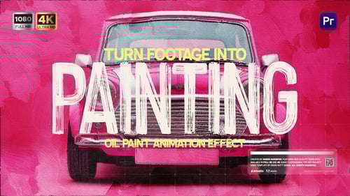 Dynamic Video Oil Painting Transformation Effect