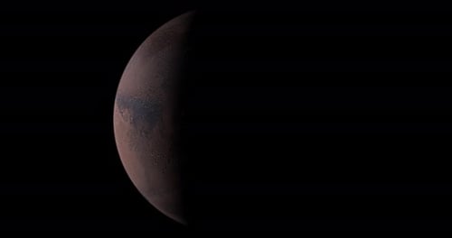 Day and Night in Mars Planet