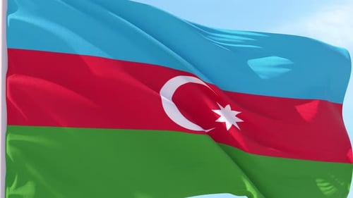 Hintergrund der aserbaidschanischen Flagge