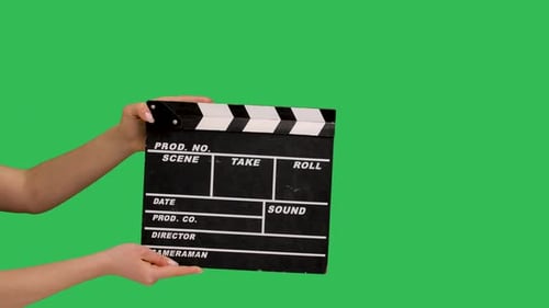 Movie Clapper Board Clapped