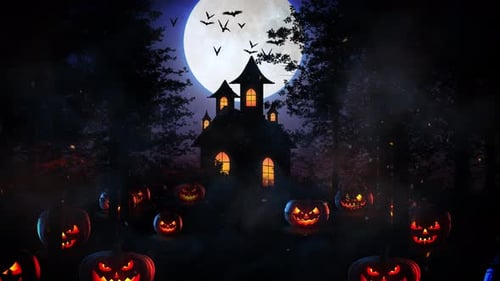 Halloween-Wald