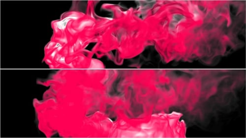 Colorful Smoke Trail