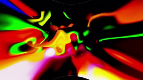 Colorful Fluid Abstract Motion Background Loop