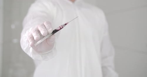 Sangue na seringa