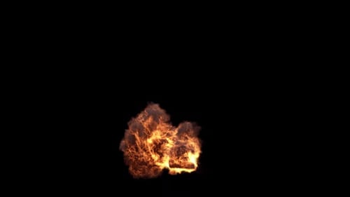 Dynamic Realistic Fire and Smoke Explosion Effect