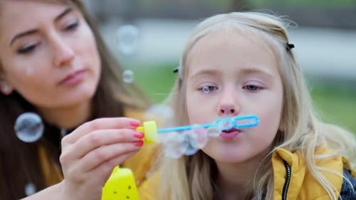 Happy Family in Park
