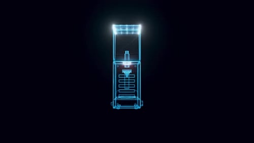 Juice Machine Hologram 4k