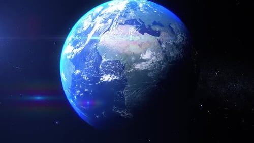 Realistic Earth Zoom South America Brazil