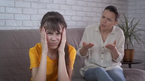 Disagreement with an adolescent child.