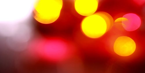Abstract Out of Focus Colorful Lights
