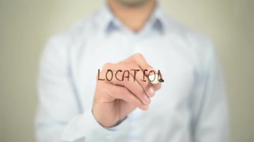 Writing Location on Clear Surface with Marker