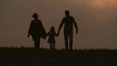 Walking With Daughter