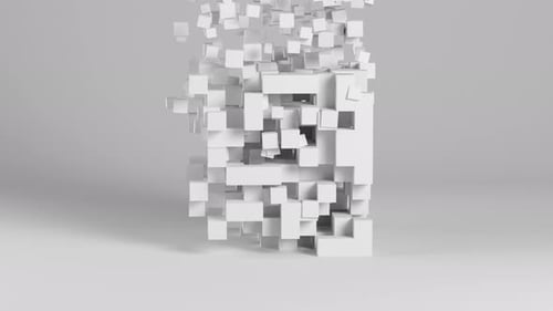 White Hypercube Loop