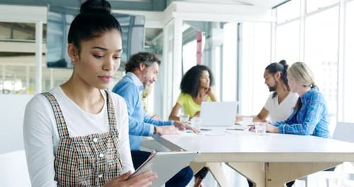 Portrait of a female creative in a modern office
