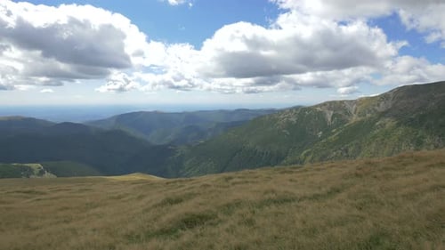 Scenic Mountain View on a Bright Day