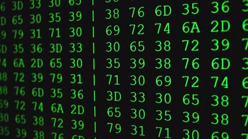 Code du programme sur l'écran du PC