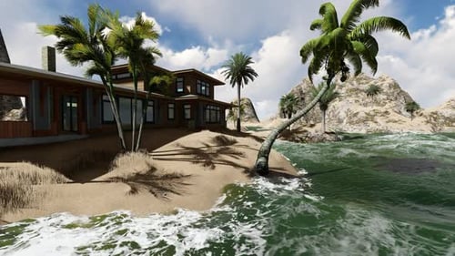 Villa am Strand