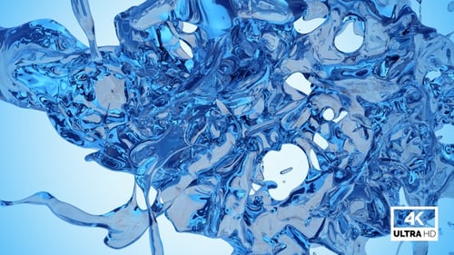 Blue Water Jet Stream Splash V4