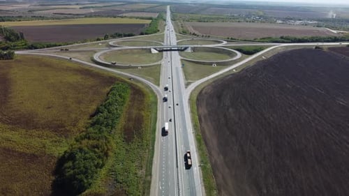 Car Interchange From a Bird'seye View