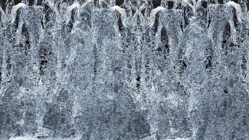 Dynamic Fluid Water Splash Transition