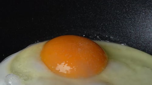 Fried Egg with Salt and Pepper