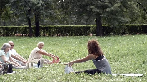 Doing Stretching Exercises