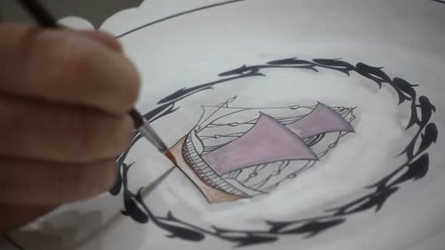 Creating a Sailing Vessel Illustration with Paint