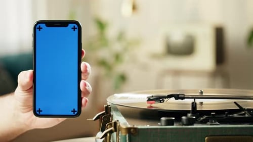Vinyl Record Closeup