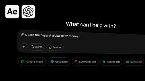 Modern AI Chat Interface UI Animation