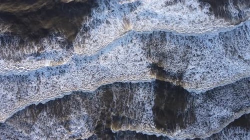 Ondas después de la tormenta aérea